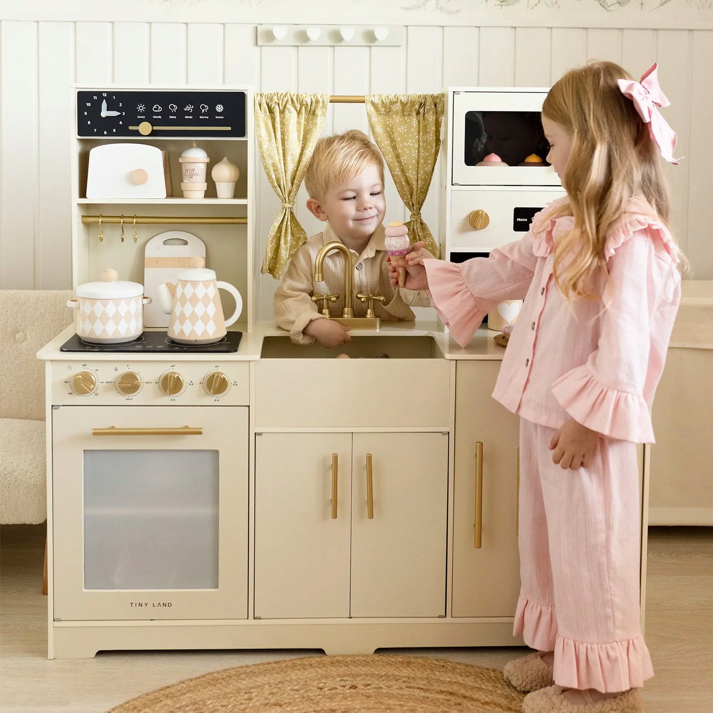 Tiny Land® Iconic Play Kitchen - Cream