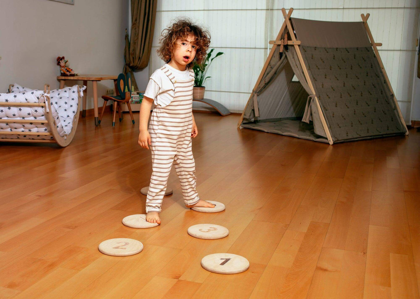 Montessori Stepping Balance Stones for kids