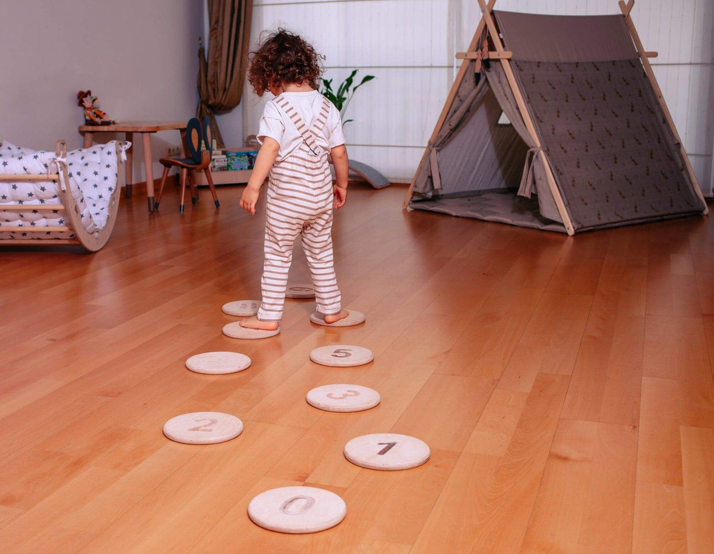 Montessori Stepping Balance Stones for kids