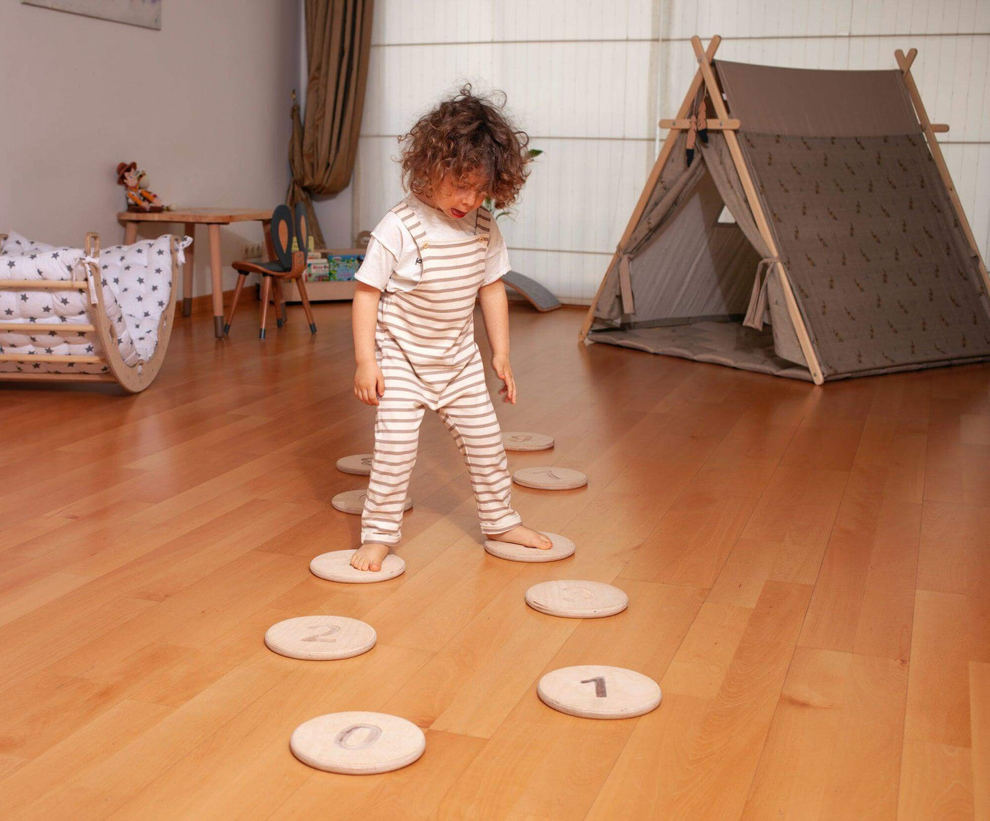 Montessori Stepping Balance Stones for kids