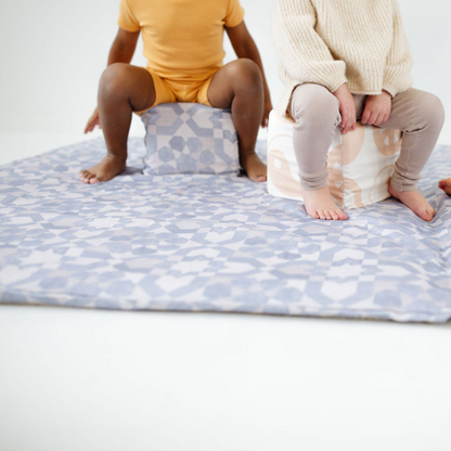 Blue Tile Play Cube