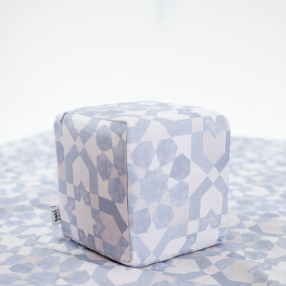 Blue Tile Play Cube