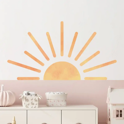 Vibrant Sun Wall Sticker