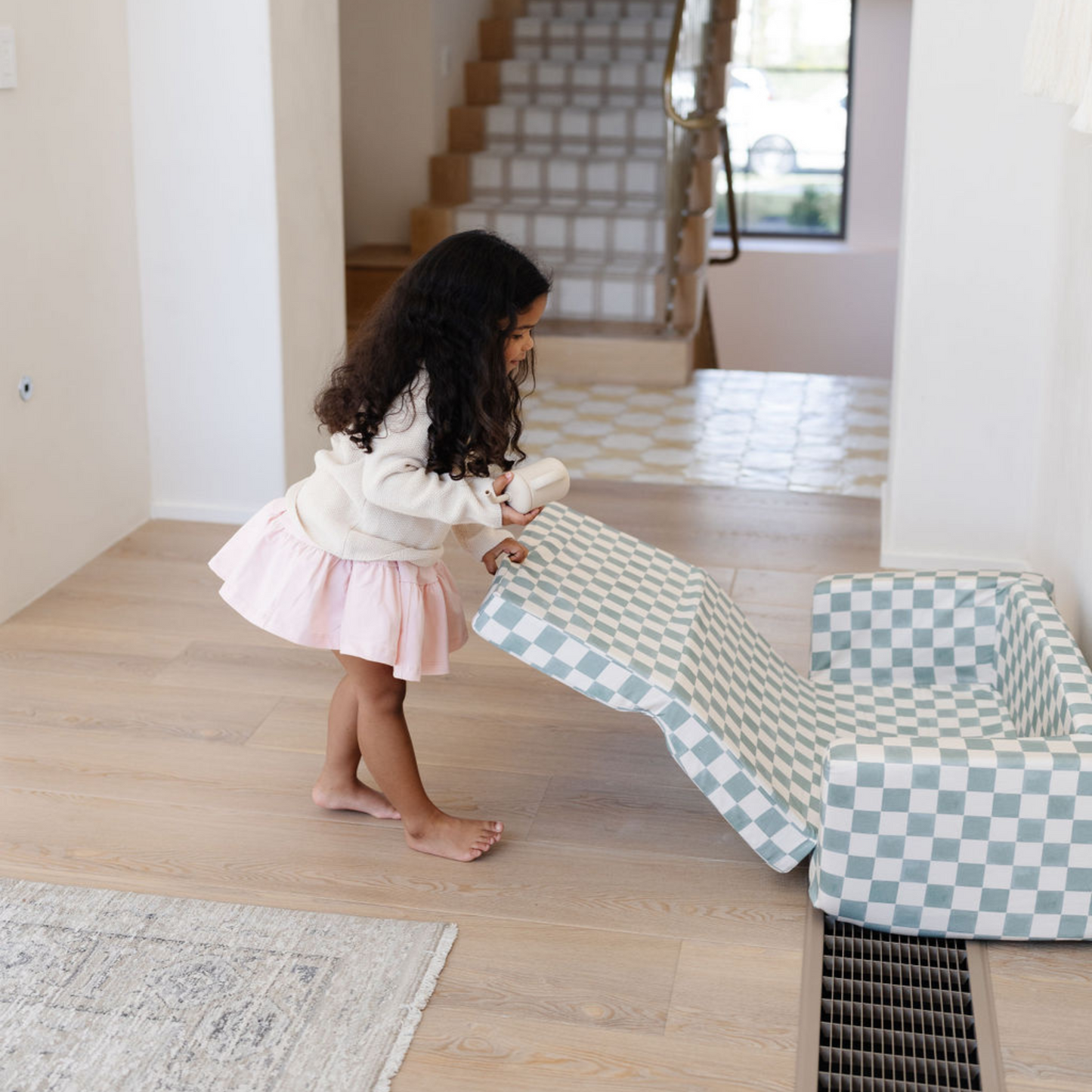 Checker Matcha Play Couch