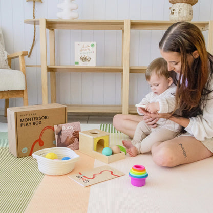 Tiny Land® Montessori Toys Set for Newborns ( 7-9 month )