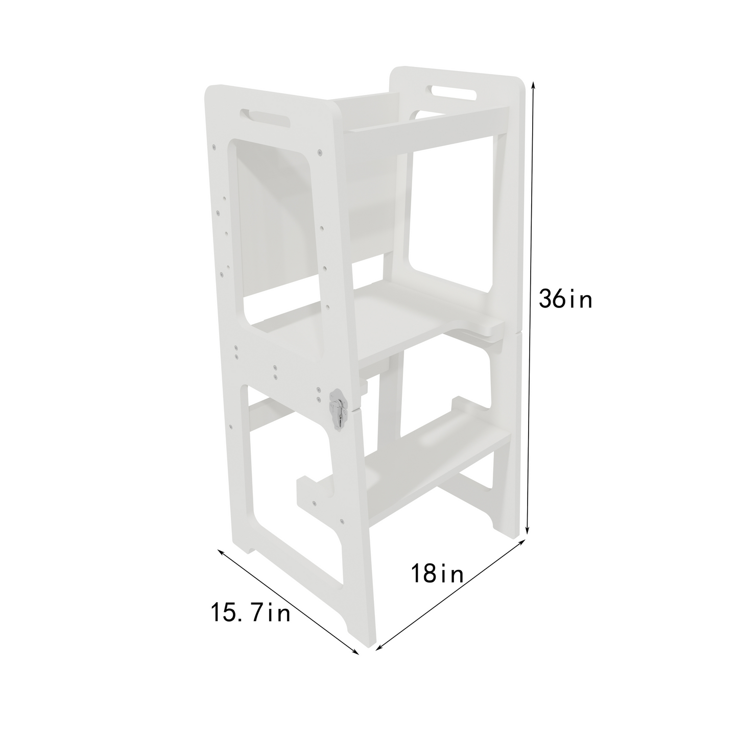 Date - 4 in 1 Kitchen Tower, Desk, Step Stool and Chalkboard