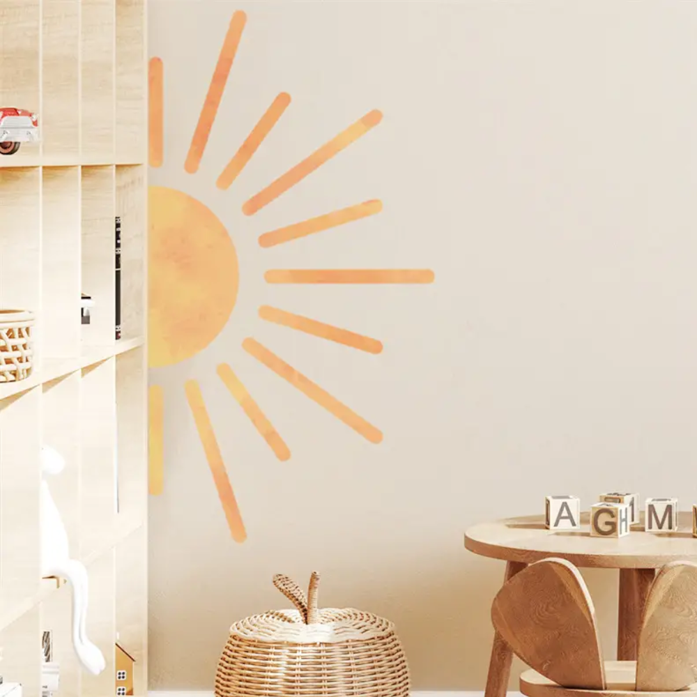 Vibrant Sun Wall Sticker