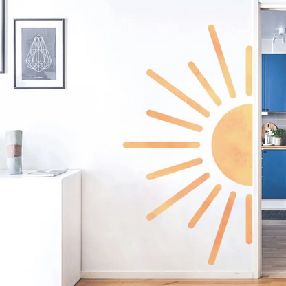 Vibrant Sun Wall Sticker