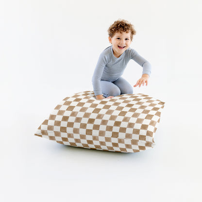 Checker Toffee Bean Bag