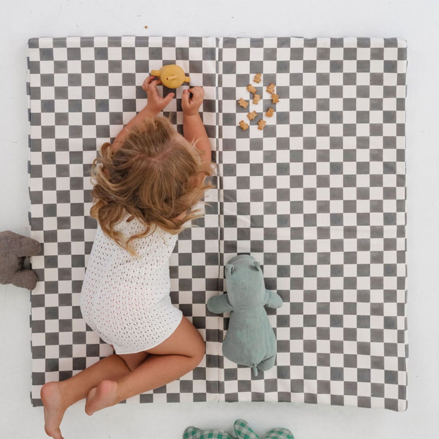 Checker Pepper Vegan Leather Mat