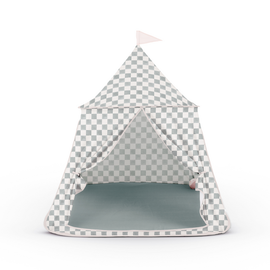 Checker Matcha Play Tent