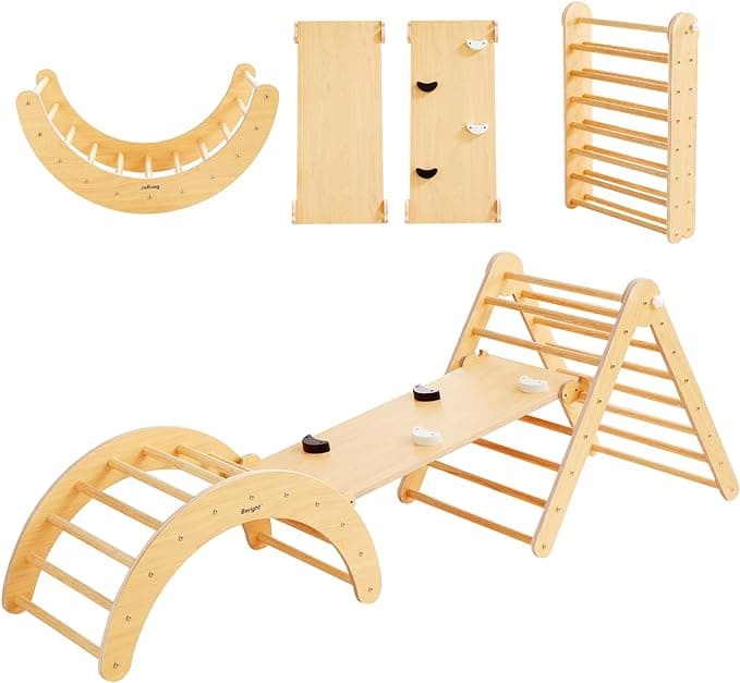 5 In 1 Pikler Triangle Gym Set