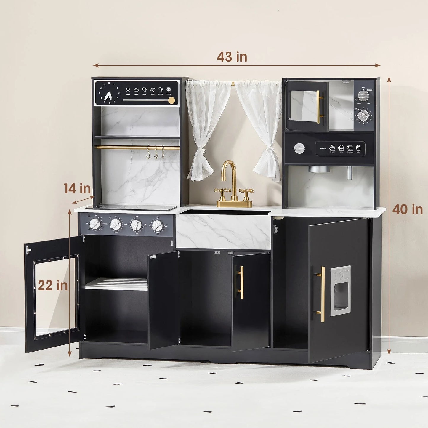 Tiny Land® Iconic Kitchen - Black