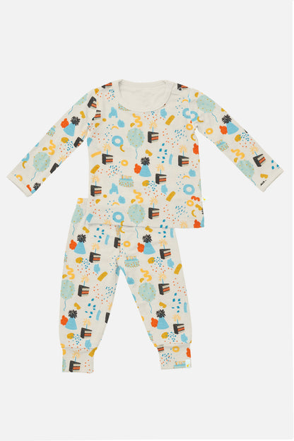 Long Sleeve Pajama Set - Birthday