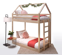 Load image into Gallery viewer, Bunk Bed Twin over Twin House style
