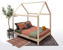 Load image into Gallery viewer, House bed Full Size with legs made in US Solid Wood