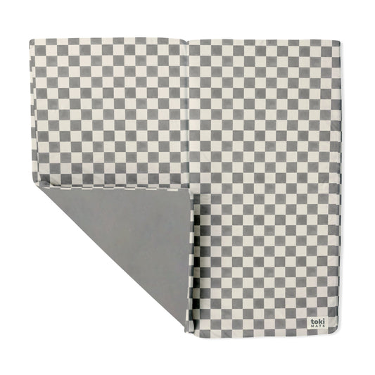 Checker Pepper Organic Cotton Mat