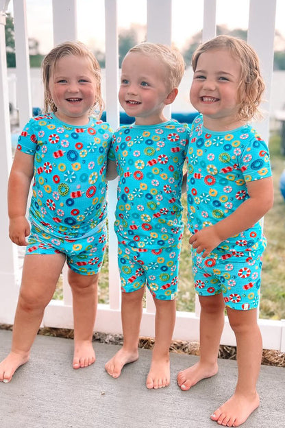 Shorts Pajama Set - Pool Floats