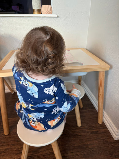 Sensory Table and Chair Set w/ Bins (1 large+ 2 small bins)