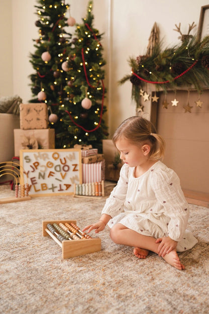 Neutral Wooden Abacus