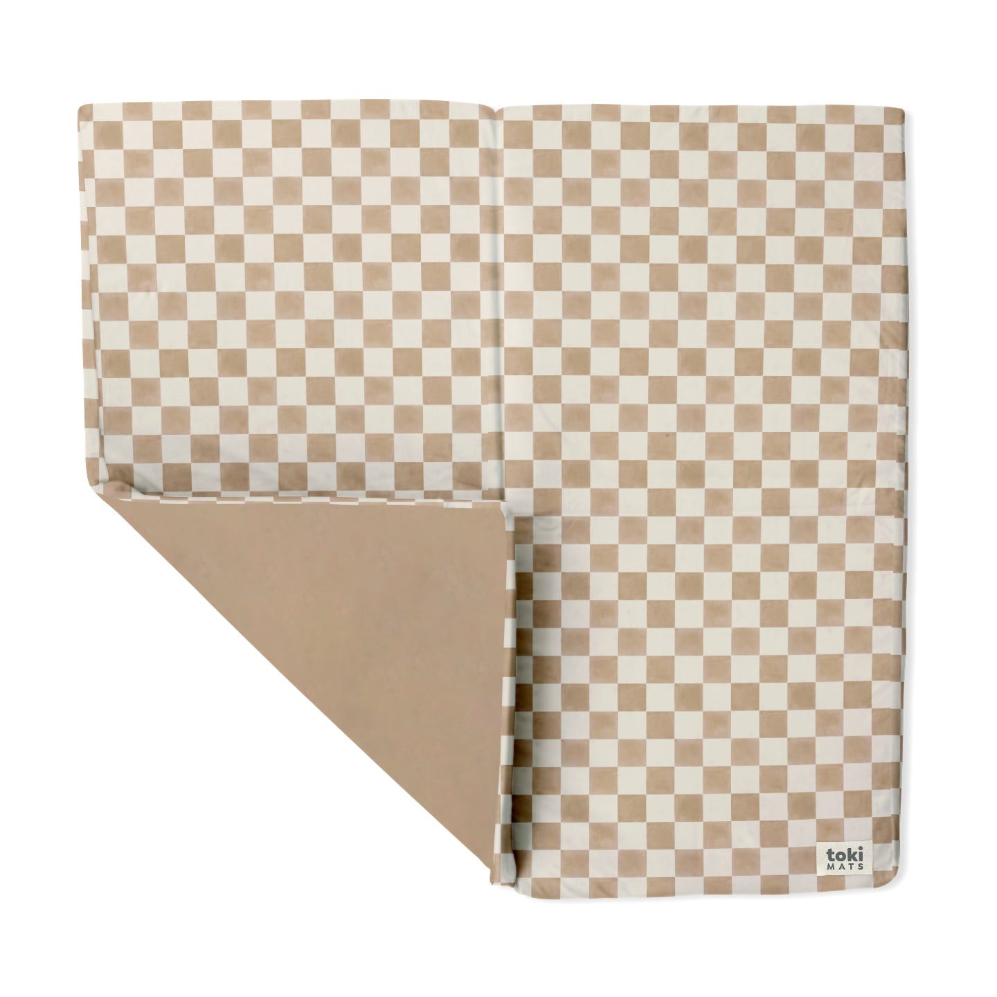 Checker Toffee Organic Cotton Mat