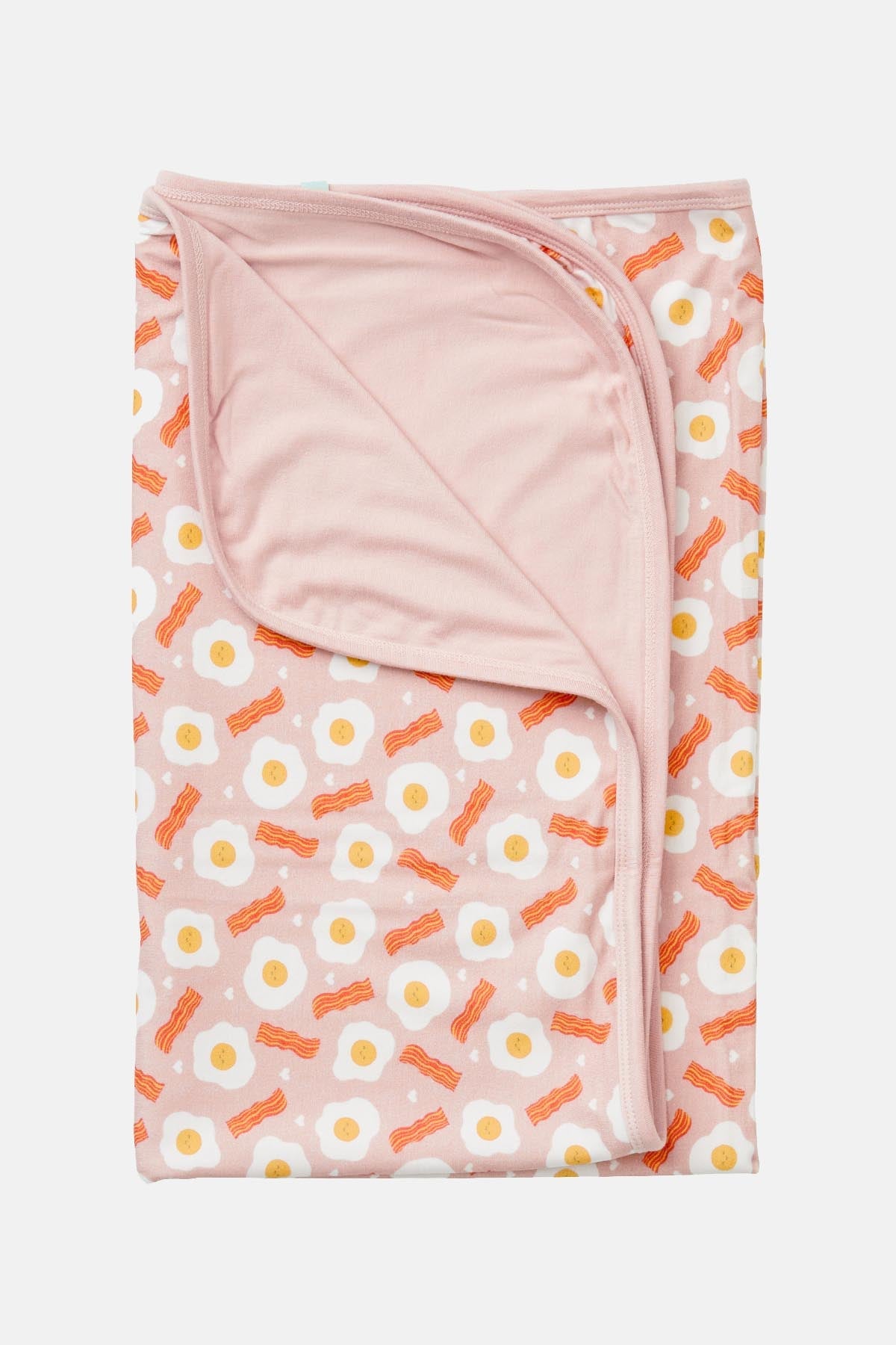 Stretchy Oversized Blanket - Bacon & Eggs Blush