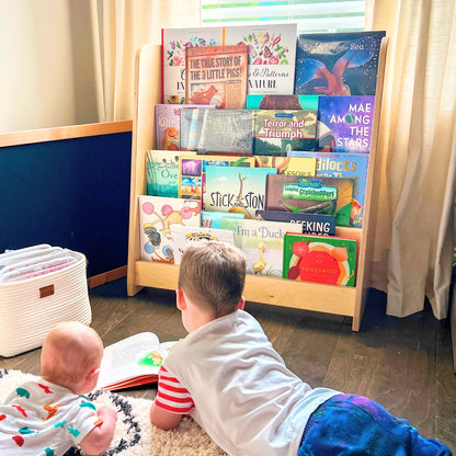 Tiered Montessori Bookshelf