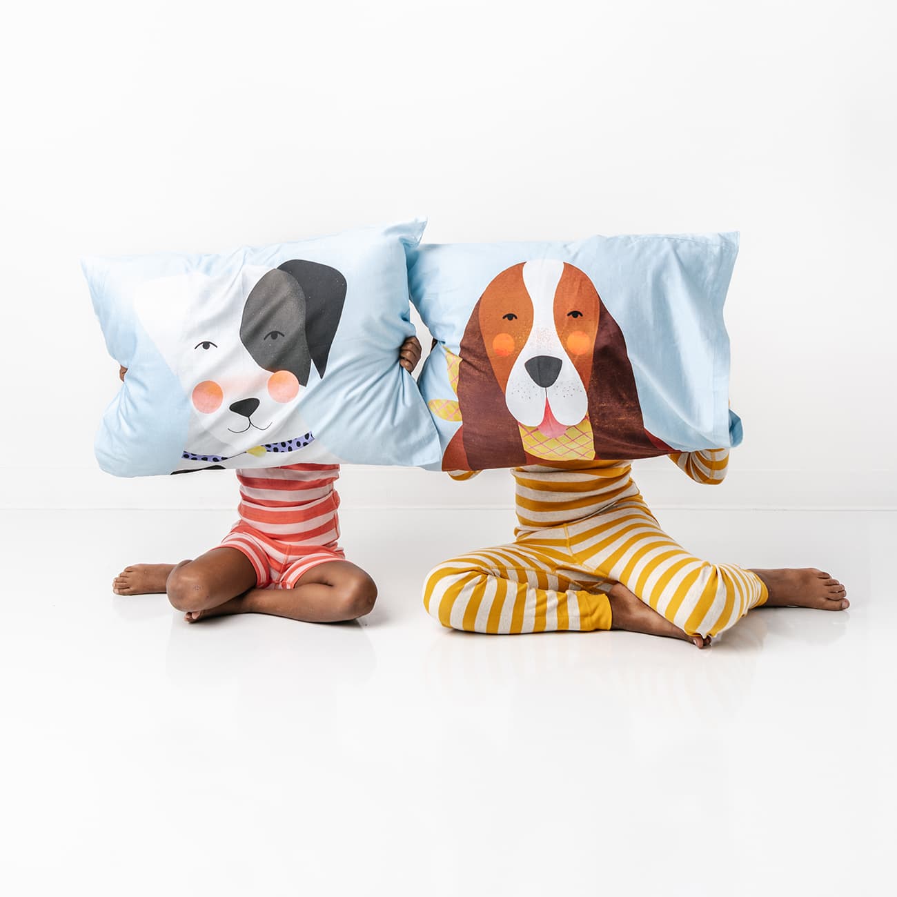 2-pack Dog Print Standard Size Pillowcases