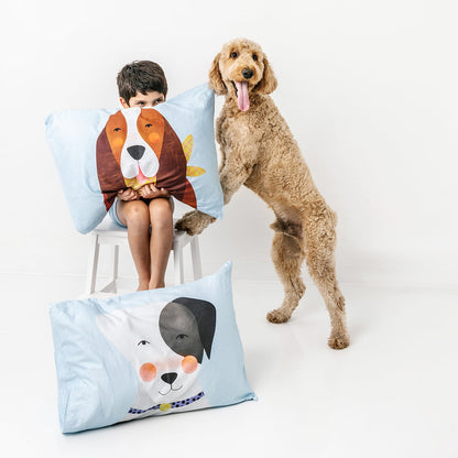 2-pack Dog Print Standard Size Pillowcases