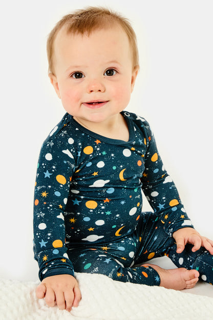 Long Sleeve Pajama Set - Luna Midnight