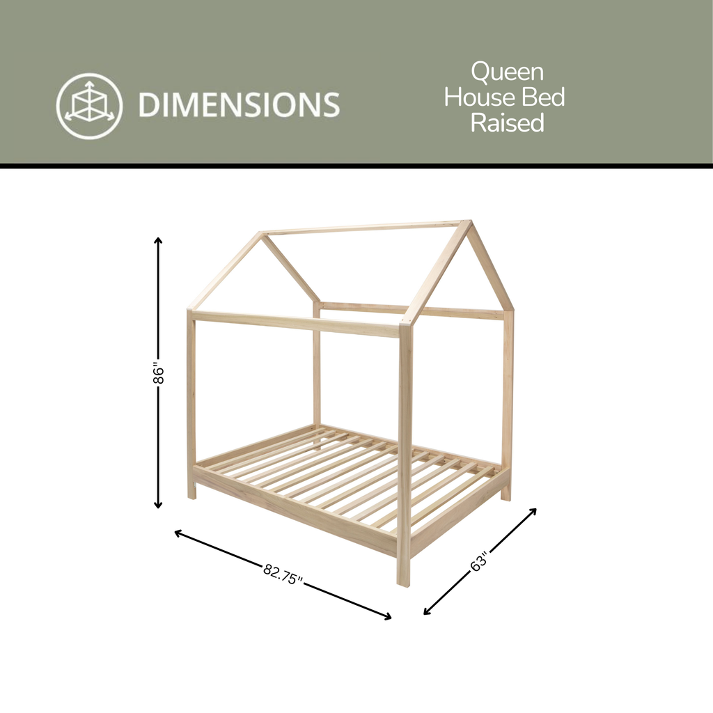 queen-house-bed-dimensions-legs
