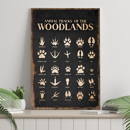 Animal Tracks Of The Woodlands Sign II