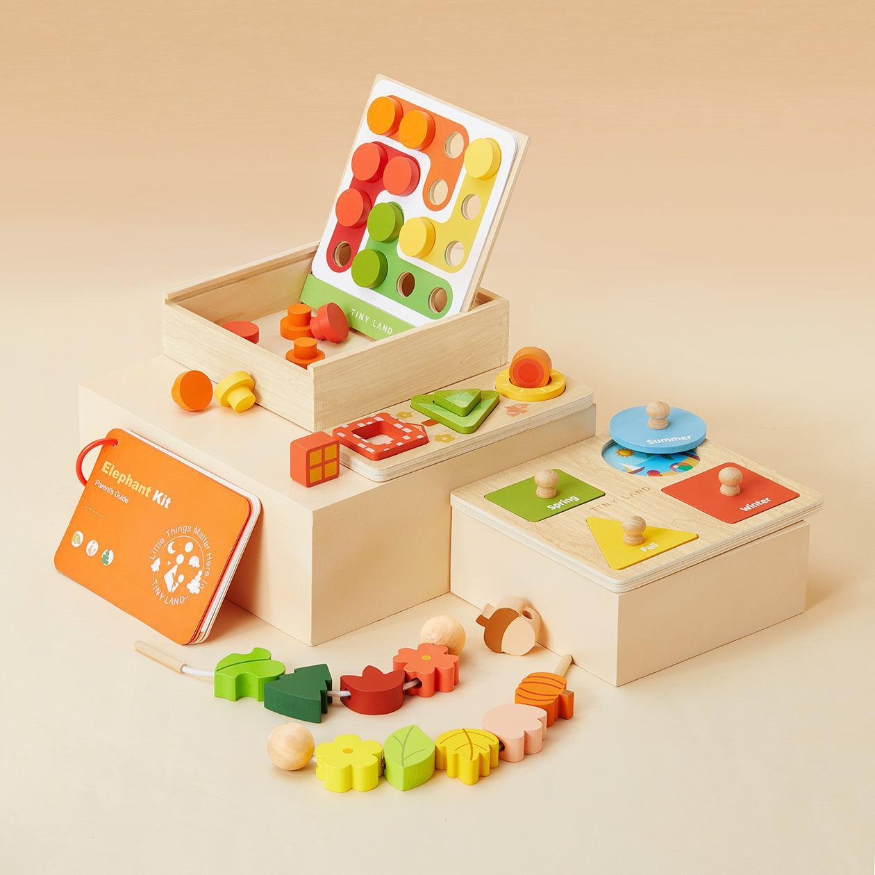 Tiny Land® Montessori Toys Set for Toddlers (18-24month)