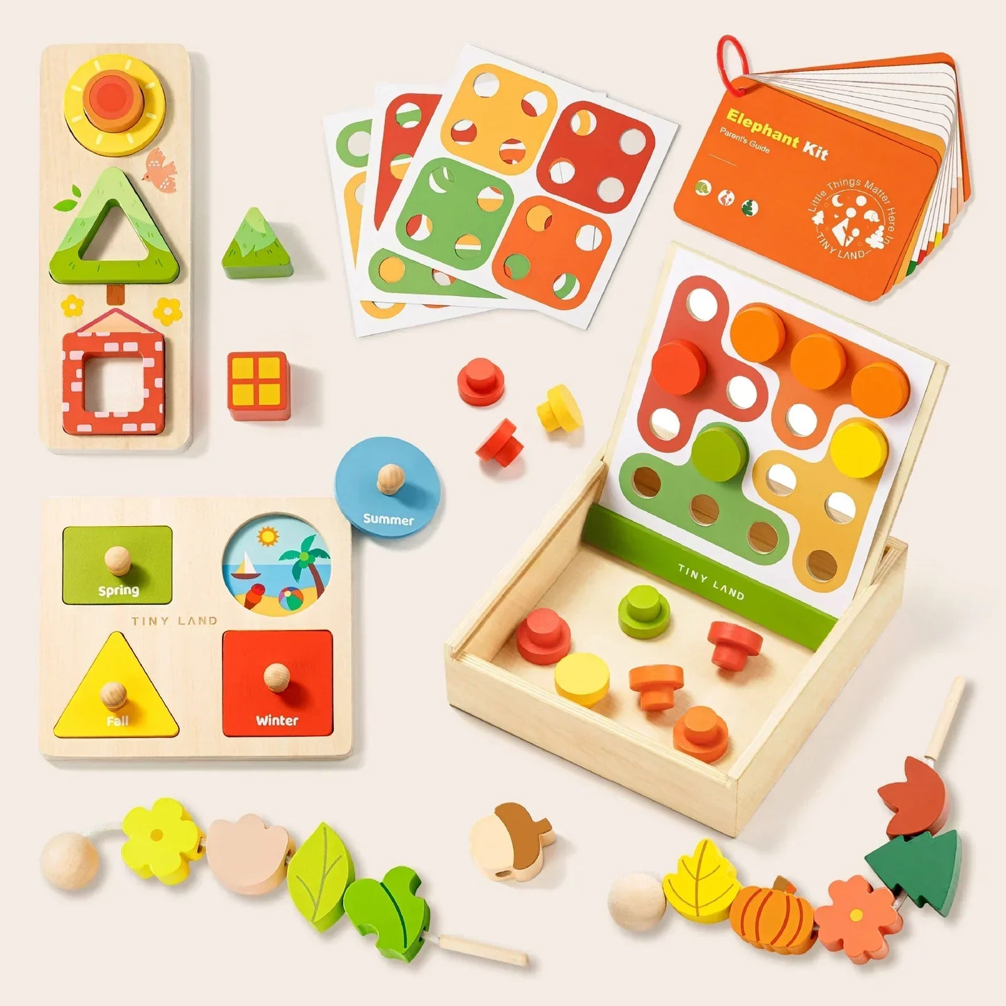 Tiny Land® Montessori Toys Set for Toddlers (18-24month)