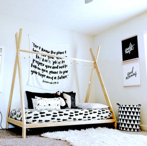 handig zoom donderdag Teepee Bed Toddler Size Made in US Solid Wood – Purveyor 15